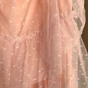 2xl pink polka dot rufffle dress! Super cute!